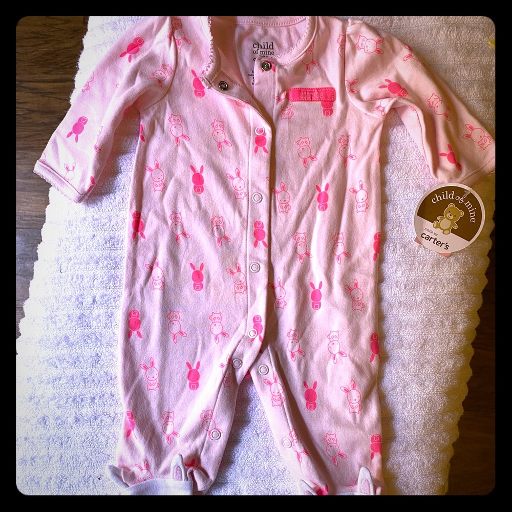 NWT- Carter’s pink jammies